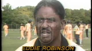 Grambling Tigers Football Coach Eddie Robinson Interview (September 24, 1982)