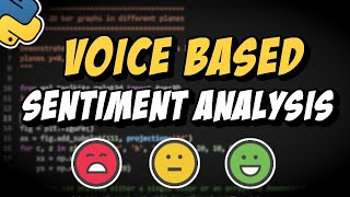 Voice based sentiment analysis using python .