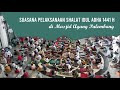 Suasana Pelaksanaan Shalat Idul Adha 1441 H di Masjid Agung Palembang #31Juli2020