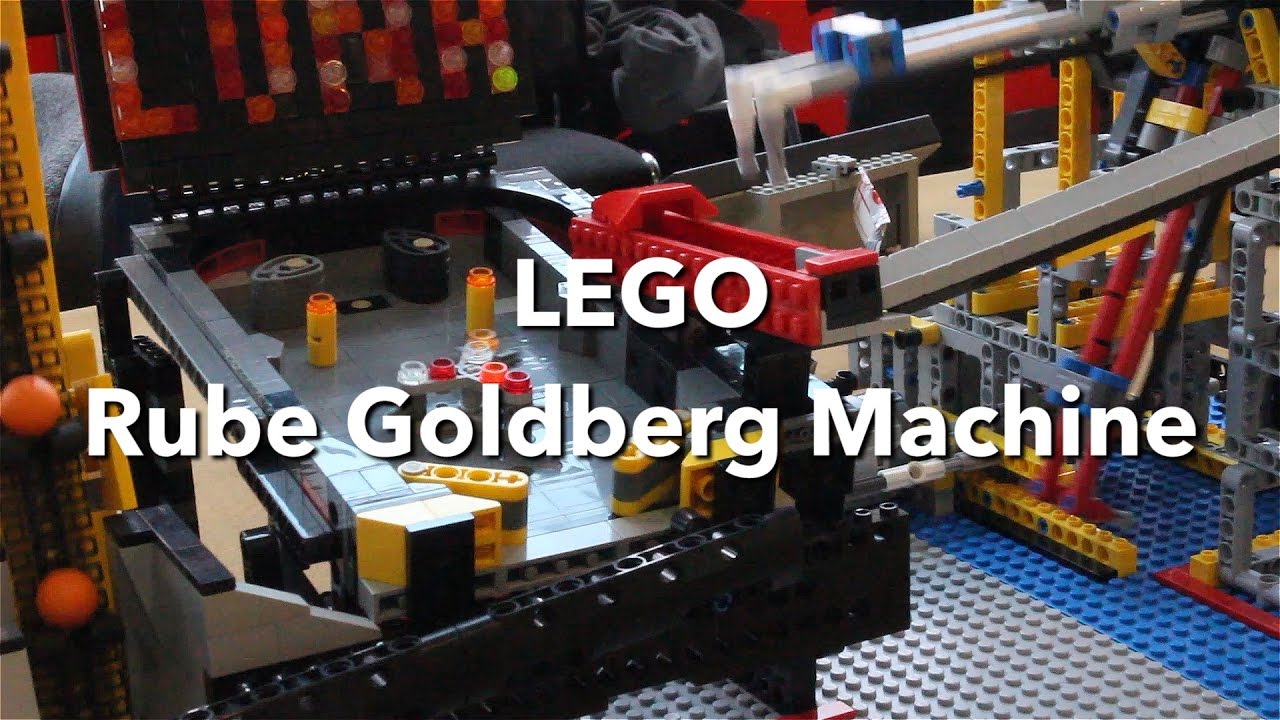 LEGO Rube Goldberg Machine - Poznan, Poland - YouTube