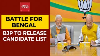 West Bengal Elections | BJP To Release Candidate List For 1st, 2nd Phase Today | Breaking News