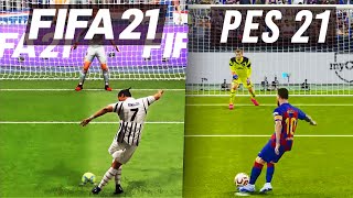 FIFA 21 vs PES 21: Penalty Kicks