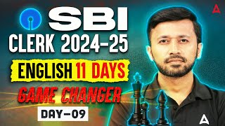 SBI Clerk English 2024-25 | SBI Clerk English 11 Days Game Changer Day-9 | English By Parth Krishan