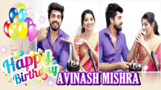 EXCLUSIVE! Avinash Mishra Celebrates B'DAY With Vrushika Mehta \u0026 GlitzVision | Yeh Teri Galiyan