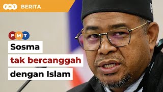 Sosma tidak bercanggah dengan Islam, tegas Khairuddin