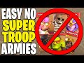 Easy War Armies that use No Super Troops (Clash of Clans)