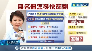 沒造冊開天窗? 台中即將發放兒童快篩劑 里長控訴民政局開空頭支票\