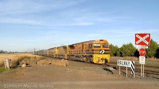 Aurizon / TGE 4PM1 Container Train With  GWA005 ACD6051 ALF18  \u0026 Crew Car (4/1/2025) - PoathTV