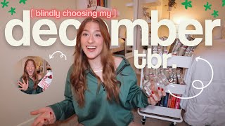 BLINDLY choosing my december tbr 🎁 [ bookmas day 2 ]