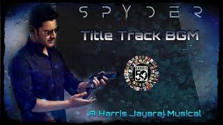 Spyder Title Track BGM | Harris Jayaraj