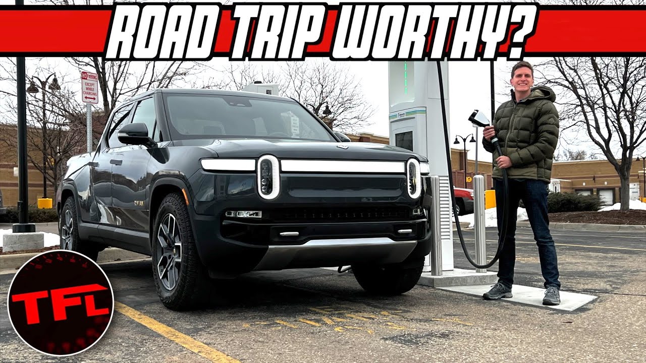 Real World TEST: How Quickly Does The Rivian R1T Charge?