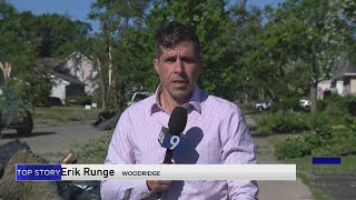 Clean-up continues in Woodridge after tornado
