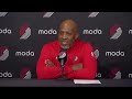 Chauncey Billups Postgame Interview | Portland Trail Blazers 122, Minnesota Timberwolves 108