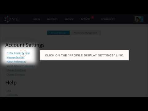 How to Hide Your Profile on JDate.com How to Hide Your Profile on JDate.com