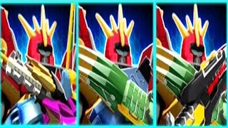 MEGAZORD Vs ALL BOSSES - POWER RANGERS: DINO CHARGE RUMBLE