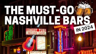 The Must-Go Bars of Nashville