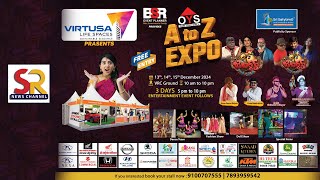 VRC మైదానంలో 13,14,15, తేదీలలో A TO Z EXPO