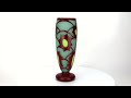 le verre français – cosmos vase 1928 1930 antiques emporium glass collection