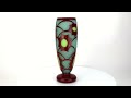 le verre français – cosmos vase 1928 1930 antiques emporium glass collection