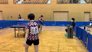 【ハイライト】小塩遥菜 vs 青木咲智｜2021世界ユース日本代表最終選考合宿｜女子シングルス グループB