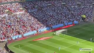 Man CIty Fans Booing Minutes Silence for Hillsborough Victims  Liverpool FC at Wembley