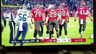 Crowd Sings Soccer Winning Song " Take Me Home" For The Buccaneers against Seahawks in Munich 2022
