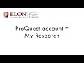 Creating Alerts in a ProQuest Database: Finding SoTL Research