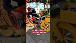 1562. (WR582) Katharina - Austria   1.GuitarBike Guitar Bicycle Puerto de la Cruz Tenerife