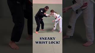 Sneaky wrist lock!