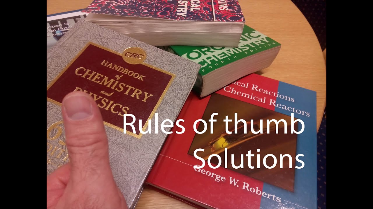 Rules Of Thumb: Solutions - YouTube