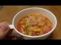 野菜ジュースのミネストローネ 沸騰ワード10 伝説の家政婦志麻さんのレシピ vegetable juice minestrone