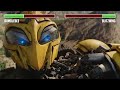 Bumblebee vs. Blitzwing WITH HEALTHBARS  Canyon Fight  HD  Transformers Bumblebee