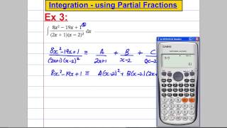 Integration (4) - Partial Fractions (C4 Maths A-Level)
