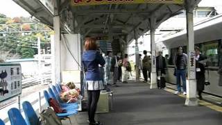 けいおん！ラッピング列車　運行開始イベント＠KTR天橋立駅（2011．12/3）