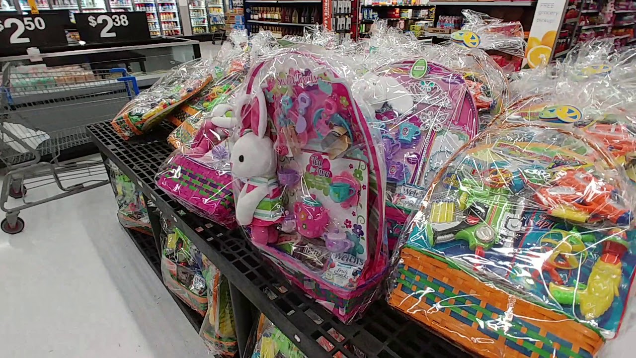 Easter Baskets At Walmart 2019 Youtube