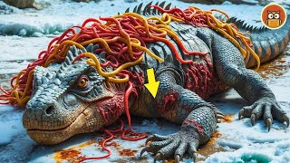 Rescuing an Injured Komodo dragon Covered in Honeycomb-like Holes | Amazing Arctic Animal Rescue