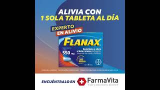 Desinflanax el dolor intenso con Flanax® 550. Ordénalo a domicilio en FarmaVita