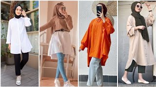 New Top Design 2024 | Muslim Girls Top Ideas| University Going Top Design 2024 | Hijjab style 2024 |