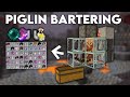 EASY Piglin Bartering Farm Tutorial in Minecraft Bedrock! (MCPE,Xbox,Ps4,Switch,Windows 10)