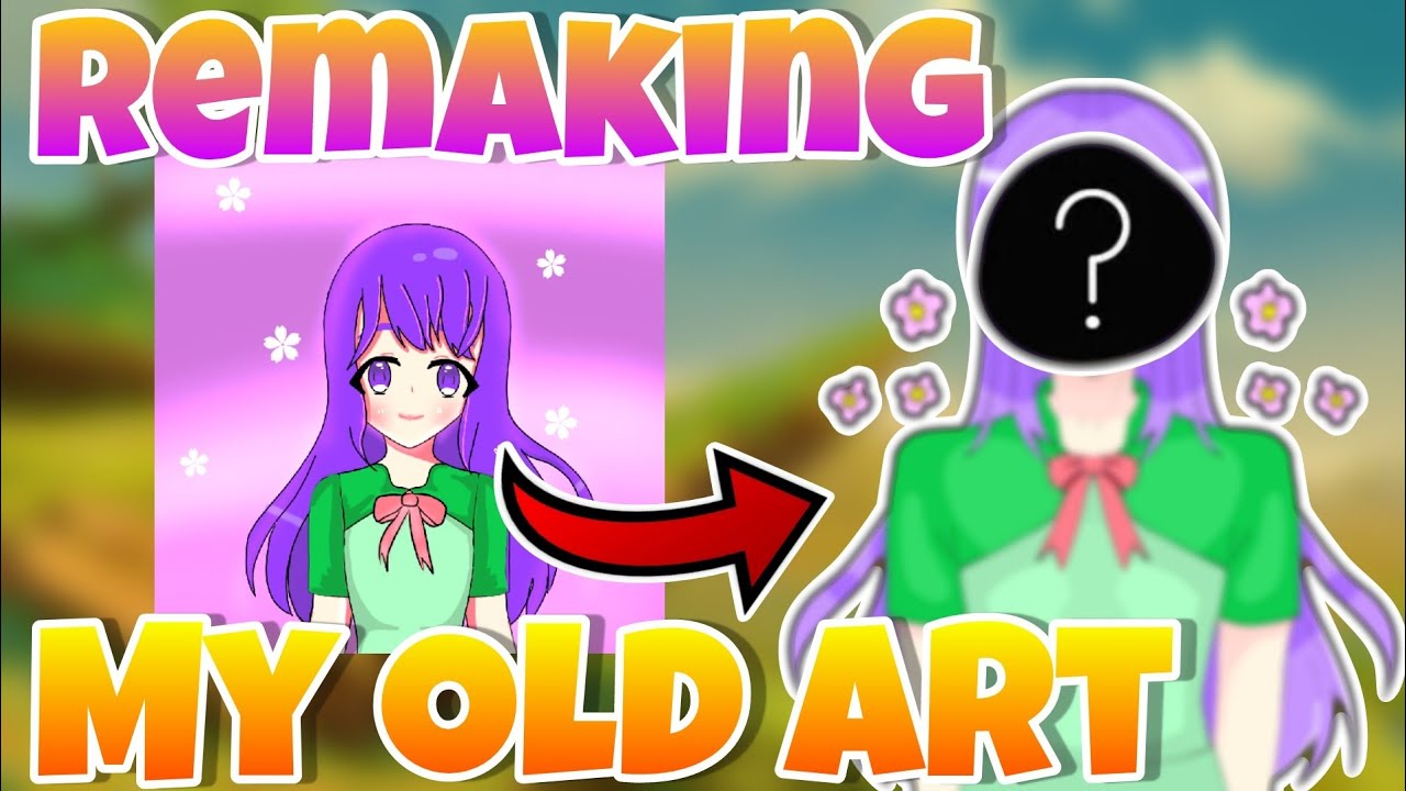 Re Creating My Old Digital Art On Ibispaintx Youtube