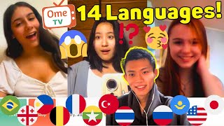 Polyglot SHOCKS Strangers by Speaking 14 Different Languages! - Omegle