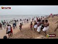 thiruchendur கடலில் எழுந்தருளிய அஸ்திர தேவர்.. மெய்சிலிர்த்து போன பக்தர்கள் thaiamavasai 2025 ptd