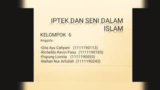 IPTEK dan Seni Dalam Islam