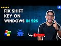 How to FIX the SHIFT KEY Not WORKING in WINDOWS in 52 S