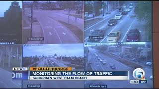 Traffic flow between West Palm Beach and Palm Beach