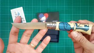 OPINEL No.08 Edition France! by Jeremyville Unboxing and Paper Cut Test