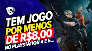 NOVA PROMOÇÃO COM JOGOS NO PS4 e PS5 !!! TEM JOGOS AAA POR R$8,00 REAIS !!!