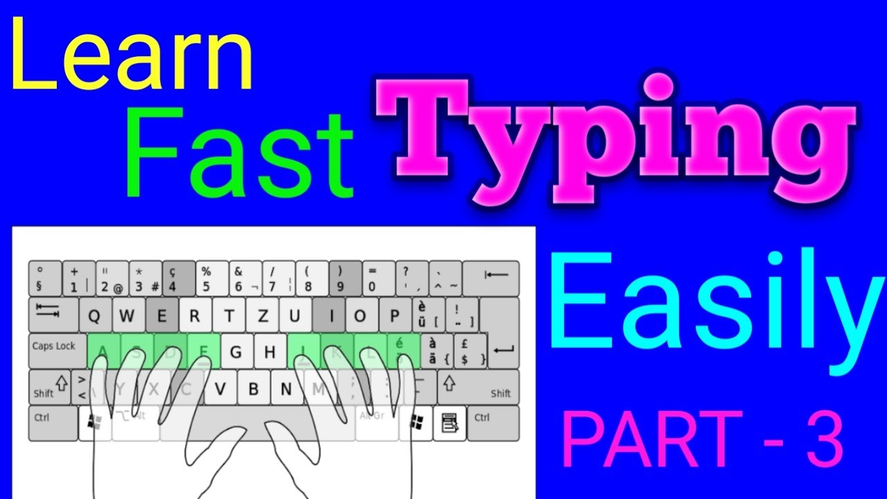 How To Learn Fast Typing Easily - YouTube