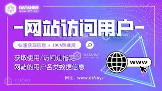 数据魔法启示：大数据平台解锁实时一手数据，轻松抓取特定网站访问用户资料，捕捉网站信息变革（表单提交）数据。技术精湛，数据提取可靠精准，引领您开启商机新征程！网站：www.dt6.xyz