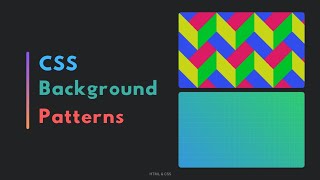 Create Amazing Background Patterns using CSS Gradients ✨